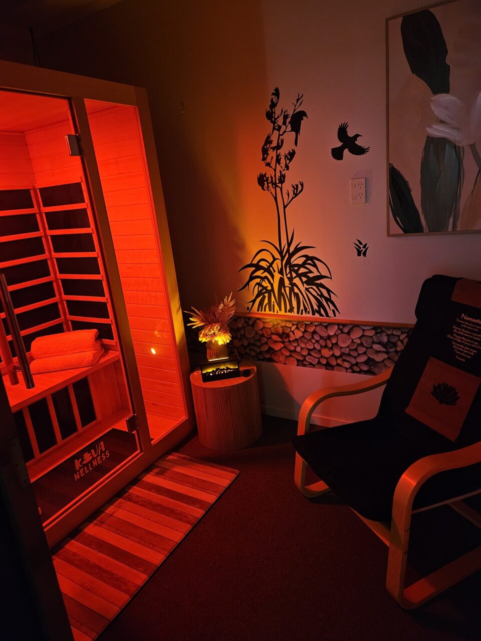 Detox Within Wellness Clinic - the infra-red sauna at the clinic in Tamatea, Napier