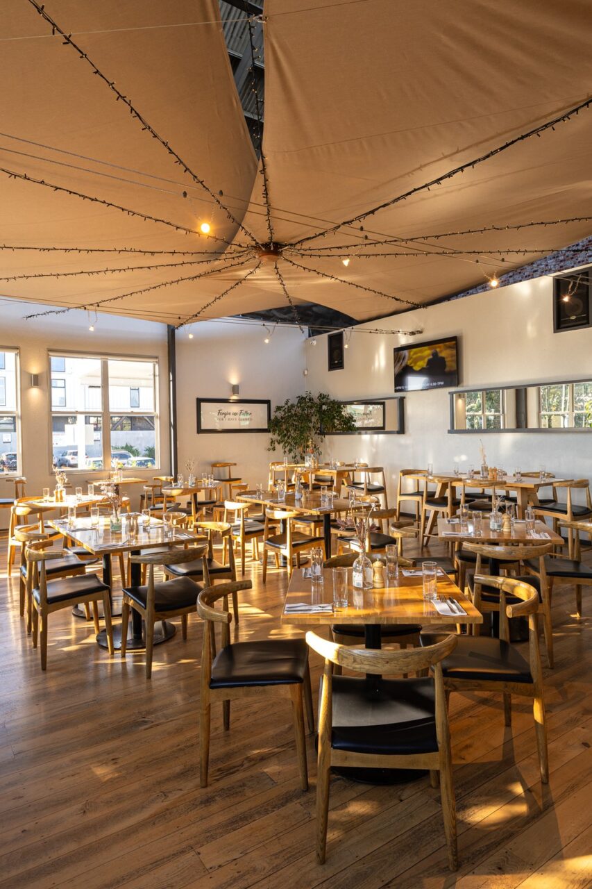 The Gintrap Restaurant & Bar - private function room set for a group in Napier